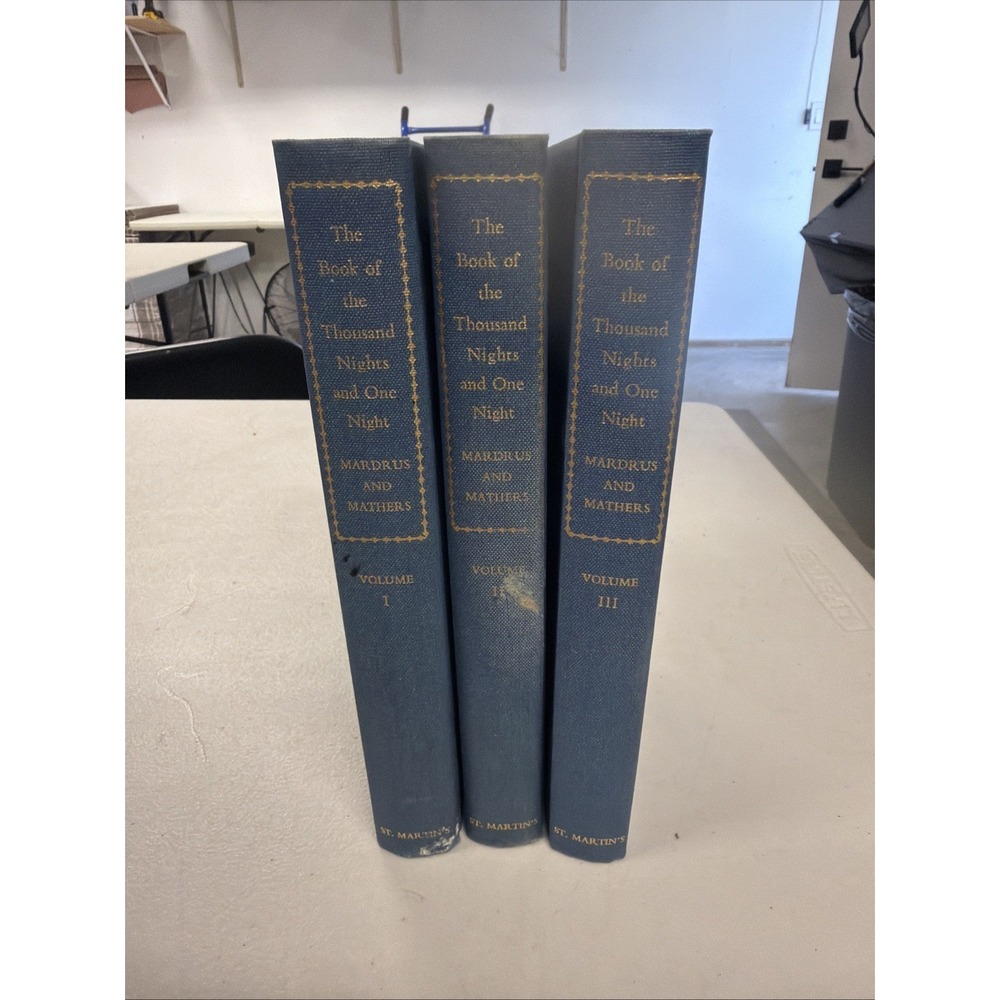 The Book of the Thousand Nights and One Night Vol 1-3 1972 St Martin's Press